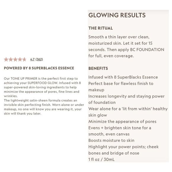 🎉2•$20/3•$28🎉YENSA BEAUTY Tone Up Essential Glow Blurring + Brightening Primer - Picture 7 of 10